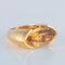 Bague 52 POIRAY - Bague en or et citrine 58 Facettes