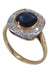 Ring 54 ANTIQUE DAISY SAPPHIRE AND DIAMOND RING 58 Facettes 081061