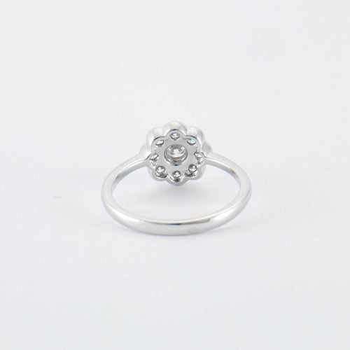 Bague Bague en Or blanc & diamants 58 Facettes