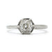 Ring Art Deco Solitaire Ring Old Cut Diamond 58 Facettes