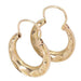 YELLOW GOLD HOOP EARRINGS 58 Facettes 067031