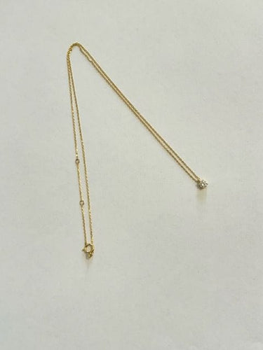 Collier Collier diamant, or jaune 58 Facettes