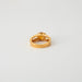 Ring 55 Yellow gold ring, citrine 58 Facettes