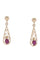 Boucles d'oreilles BOUCLES D'OREILLES PENDANTES RUBIS 58 Facettes 073401
