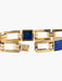 Gold Bracelet and Lapis lazuli Bracelet 58 Facettes