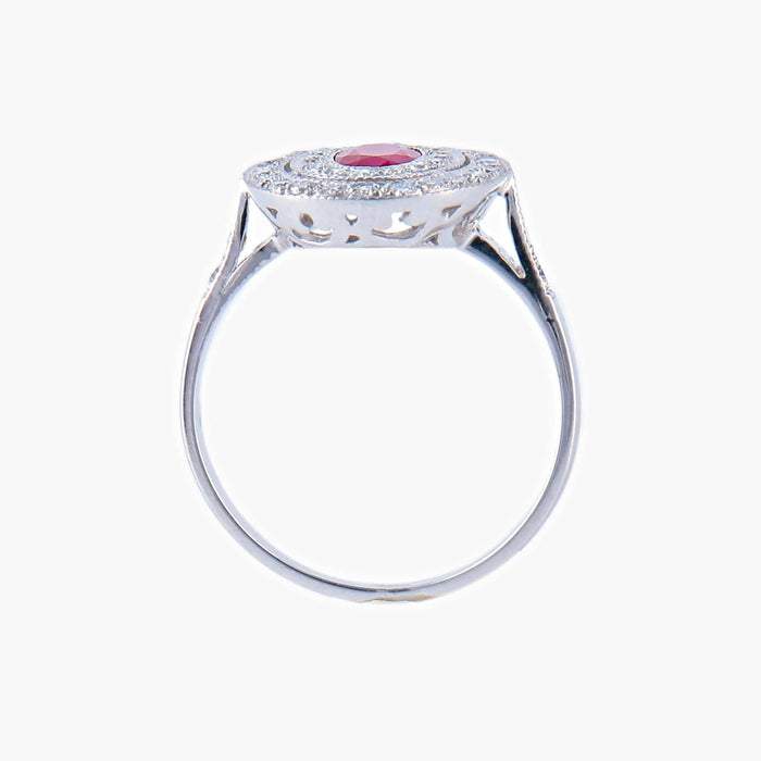 Bague 55 Bague Rubis Diamants 58 Facettes