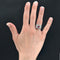 Bague 54 Bague rubis diamants art déco 58 Facettes 22-068