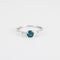Bague 54 Bague topaze blue London, diamants 58 Facettes
