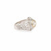 Ring Art Deco Style Diamond Ring 1,19 Carats White Gold 58 Facettes BD172