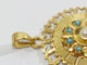 Pendentif Pendentif Or Turquoises Et Perle 58 Facettes 3096/1