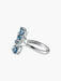 Bague 52 Bague Florale Saphirs 58 Facettes