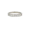 Bague 51 Demi Alliance Platine 7 Diamants 58 Facettes 230292R