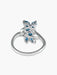 Bague 52 Bague Florale Saphirs 58 Facettes