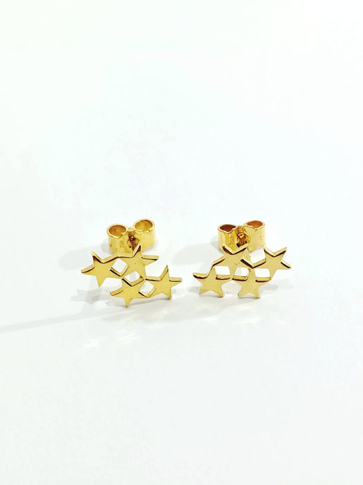 Boucles d'oreilles Boucle d'oreilles étoiles Or jaune 58 Facettes