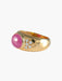 Bague 52 Bague rubis ovale cabochon suiffé or jaune 58 Facettes LP12-4