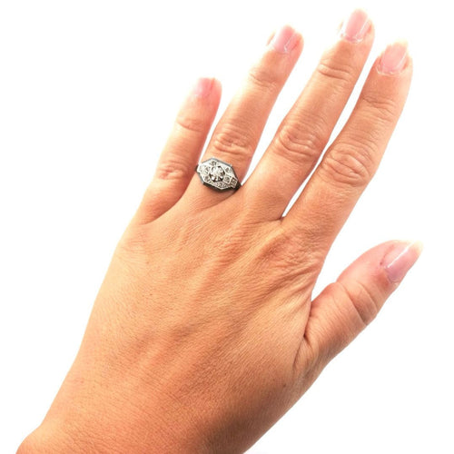 Bague Bague Art Déco Diamants 58 Facettes 2454