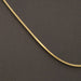 Square Mole Tail Chain Necklace in 18k Gold 58 Facettes E358550