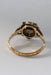 Ring 58 Antique 14k gold and silver ring with rose cut diamonds 58 Facettes
