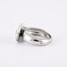 Ring White gold ring, tourmaline 58 Facettes