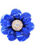 Broche BROCHE/PENDENTIF FLEUR EN LAPIS LAZULI ET DIAMANTS 58 Facettes 068501