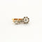 Boucles d'oreilles Dormeuses diamants or jaune et platine 58 Facettes