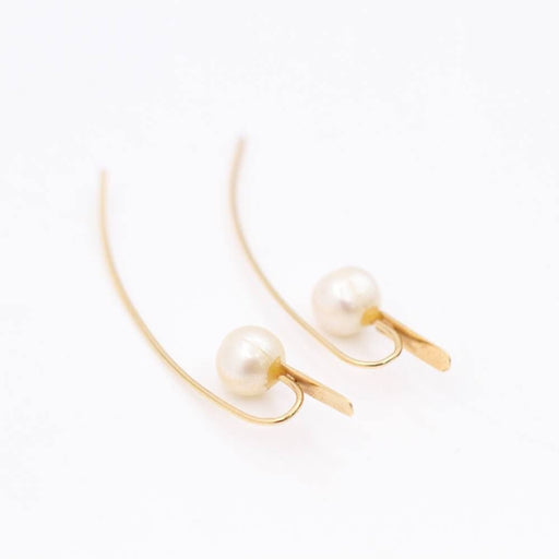 Boucles d'oreilles Boucles d'oreilles en or avec perles 58 Facettes E358958O