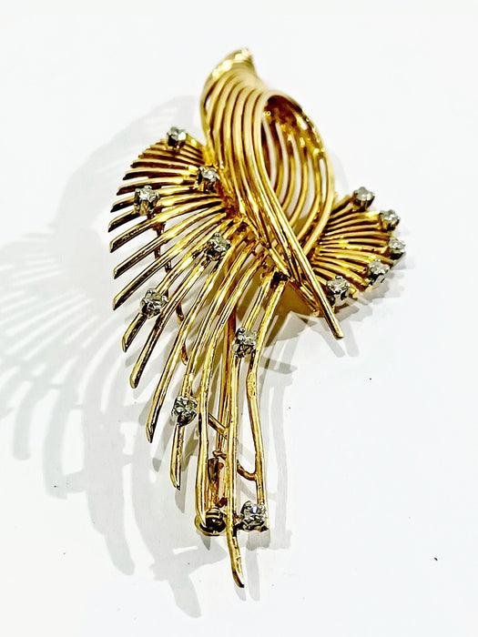 Broche Broche en or et diamants 58 Facettes 2795/1