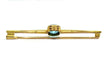 Brooch Brooch in gold and synthetic stone 58 Facettes