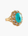 Ring 53 Turquoise Diamond Ring 58 Facettes