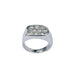 White Gold Diamond Signet Ring 58 Facettes 20400000506
