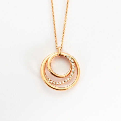 Collier Collier Cercle Or Diamant 58 Facettes 002.1526