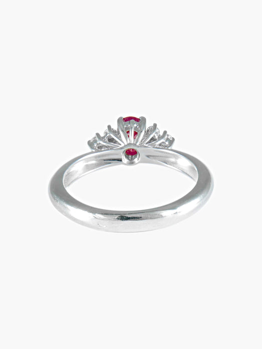 Bague 52 Bague Rubis Diamants 58 Facettes