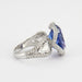 Ring 53 Tanzanite cocktail ring 58 Facettes P46L13