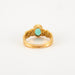 Ring 55 Ring in Yellow Gold, diamonds & emerald 58 Facettes
