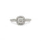 Bague Solitaire accompagné - Or & Diamants 58 Facettes 220325R