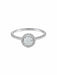 Ring 53 Solitaire Ring White gold 58 Facettes