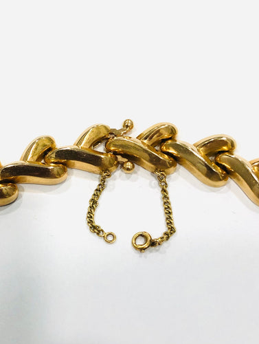 Collier COLLIER TANK EN OR JAUNE 58 Facettes