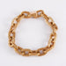 Bracelet Yellow gold curb bracelet 58 Facettes