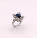 Ring Daisy sapphire and shuttle diamond ring 58 Facettes