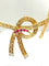 Collier Collier ruban en or jaune rubis et diamants 58 Facettes
