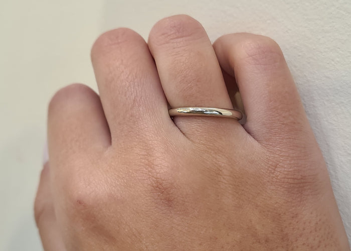 Bague 50 Bague Platine & Or Blanc 58 Facettes