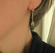 Earrings Ancient prasiolite dangling sleeper earrings 58 Facettes