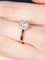 Bague 52 Bague Solitaire Or rose Diamants 58 Facettes
