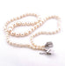 Necklace Old pearl necklace with gold and diamond clasp 58 Facettes
