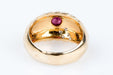 Ring Solid Gold Ruby Diamond Ring 58 Facettes 111.212778-65