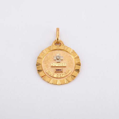 Pendentif Médaille d'amour de la maison Augis 58 Facettes