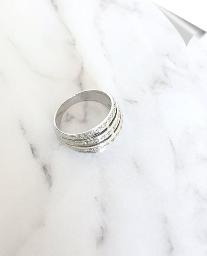 Bague Bague Jonc bombé Diamants 0,50ct 58 Facettes AA 1558