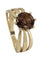 Bague BAGUE MODERNE QUARTZ FUMÉ 58 Facettes 061151