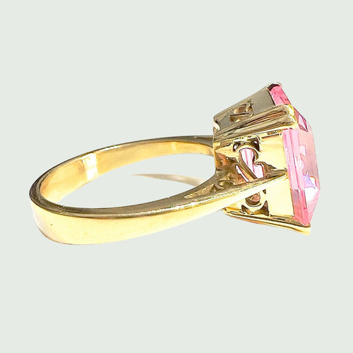 Bague 56 Bague Améthyste Rose de France 58 Facettes