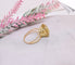 Bague 53.5 Bague Citrine Jaune en Solitaire Or Jaune 58 Facettes AA 1513